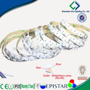 Hágæða DC12V/24V High Lumen RGBA 4 litir í einni LED Strip, RGB+Amber 4-in-1 Led Strip með 72 LEDs/m